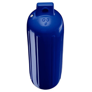Polyform G-3 Twin Eye Fender 5.5" x 19" - Cobalt Blue w/Adapter - TRAPSKI