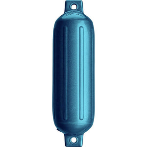Polyform G-3 Twin Eye Fender 5.5" x 19" - Metallic Blue - TRAPSKI