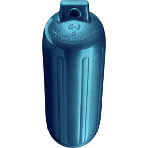 Polyform G-3 Twin Eye Fender 5.5" x 19" - Metallic Blue - TRAPSKI