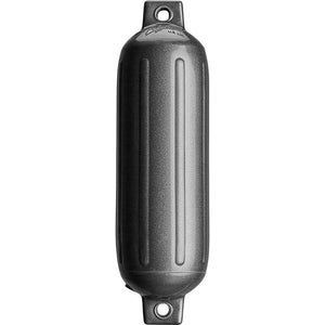 Polyform G-3 Twin Eye Fender 5.5" x 19" - Metallic Graphite - TRAPSKI
