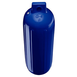 Polyform G-4 Twin Eye Fender 6.5" x 22" - Cobalt Blue w/Adapter - TRAPSKI