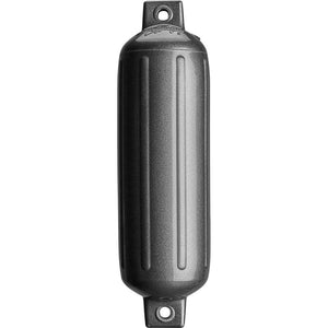 Polyform G-4 Twin Eye Fender 6.5" x 22" - Metallic Graphite - TRAPSKI