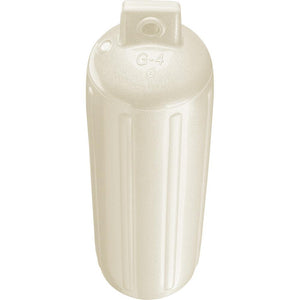 Polyform G-4 Twin Eye Fender 6.5" x 22" - Metallic White - TRAPSKI