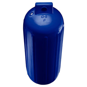 Polyform G-5 Twin Eye Fender 8.8" x 26.8" - Cobalt Blue w/Adapter - TRAPSKI