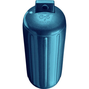 Polyform G-5 Twin Eye Fender 8.8" x 26.8" - Metallic Blue - TRAPSKI