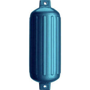 Polyform G-6 Twin Eye Fender 11" x 30" - Metallic Blue - TRAPSKI