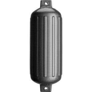 Polyform G-6 Twin Eye Fender 11" x 30" - Metallic Graphite - TRAPSKI