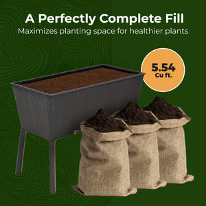 Polymer Outdoor Products 19.5" L x 44.5" W x 29.75" H Raised Garden Bed, Brown - TRAPSKI