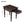 Solid Wood End Table with Drawer in Espresso Finish