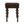 Solid Wood End Table with Drawer in Espresso Finish