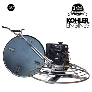 36" Concrete Power Trowel 6HP Kohler Float Pan Screed Edge Cement Finishing Tool - TRAPSKI