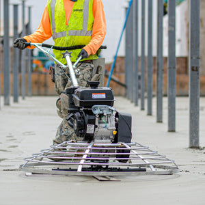 36" Concrete Power Trowel 6HP Kohler Float Pan Screed Edge Cement Finishing Tool - TRAPSKI