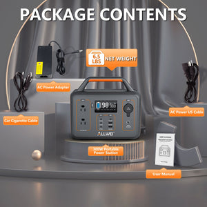 ALLWEI PPS300 Portable Power Station - 300W | 280Wh