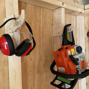 Practical Shed Kit Large quantity Garden Tool Racks and Misc Storage Hooks - TRAPSKI