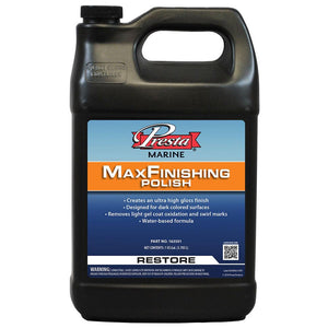 Presta MaxFinishing Polish - 1-Gallon - TRAPSKI