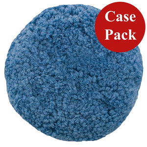 Presta Rotary Blended Wool Buffing Pad - Blue Soft Polish - *Case of 12* - TRAPSKI