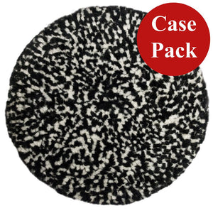 Presta Wool Compounding Pad - Black White Heavy Cut - *Case of 12* - TRAPSKI