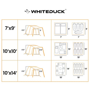 10'x10' Prota Canvas Tent