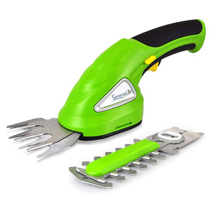 SereneLife Rechargeable Electric Cordless Grass Clipper & Hedge Trimmer (2 Pack) - TRAPSKI