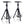 Pyle PSTND32 Universal Tripod Dual Studio Monitor Speaker Stand Mount (4 Pack)