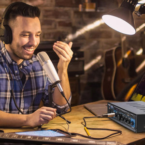 Pyle PTAU55 Bluetooth Home Audio 2 x 120 Watt 2 Channel Power Amplifier Receiver