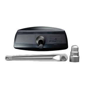 PTM Edge UCX-17 PRO Pontoon Mirror/Bracket Kit - Silver - TRAPSKI