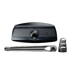 PTM Edge UCX-17 PRO Pontoon Mirror/Bracket Kit - Titanium Grey - TRAPSKI