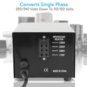 Pyle PVTC320U Step Up and Step Down 500 Watt Power Supply Voltage Converter