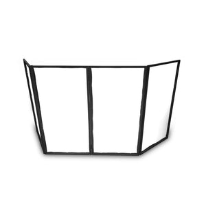Pyle PDJFAC12 24.2 x 48 x 46 Inch DJ Booth Stand Cover Screen Scrim Panel Facade