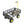 Outdoor Wagon Cart with Metal Frame - Green