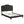 Queen Upholstered Bed Button Tufted with Curve Design