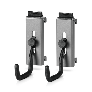 Wall Rack System - Adjustable J-Hooks (2 Pack, 2 Sizes)