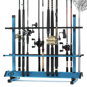 Fishing Pole Aluminum Rack (3 Sizes)
