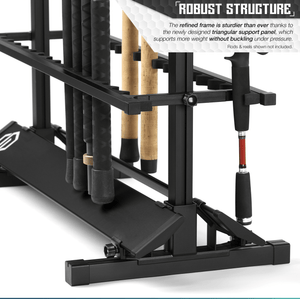 Fishing Pole Aluminum Rack (3 Sizes)