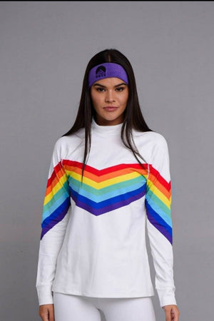 Rainbow Road Women's Baselayer Top - TRAPSKI