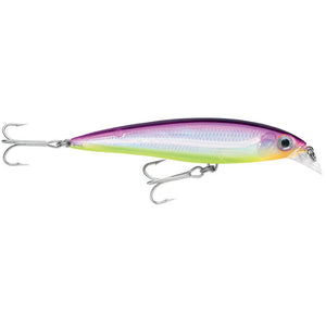 Rapala X-Rap Saltwater 4" Purple Chartreuse - TRAPSKI