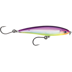Rapala X-Rap Twitchin Minnow 4" Purple Chartreuse - TRAPSKI
