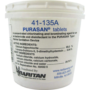 Raritan PURASAN EX Refill Tablets *1 Tub of 6 Tablets - TRAPSKI