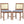 Rattan Dining Chair Set of 2 with Rubber Wood Frame and Linen Fabric Padded Seat-Walnut