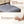 Rattan Dining Chair Set of 2 with Rubber Wood Frame and Linen Fabric Padded Seat-Walnut