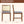 Rattan Dining Chair Set of 2 with Rubber Wood Frame and Linen Fabric Padded Seat-Walnut