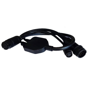 Raymarine Adapter Cable 25-Pin to 25-Pin 7-Pin - Y-Cable to RealVision Embedded 600W Airmar TD to Axiom RV - TRAPSKI