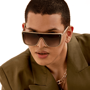 Rayz - Limited Edition Nude Squared Sunglasses - TRAPSKI