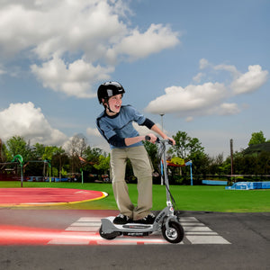 Razor E325 Adult Ride-On 24V High-Torque Motor Electric Powered Scooter, Silver