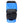 FCMP Outdoor Half Size 19 Gallon Plastic Rolling Composter Tumbler Bin, Blue