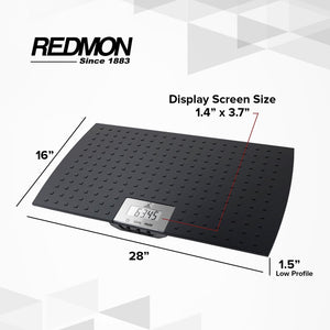 Redmon Large Rubber Precision Digital Pet Weight Scale with Carrier Tote Bag