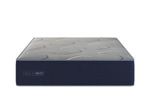 HealthRest PolarBreeze Plush Mattress with Cooling Gel Foam - Navy Blue