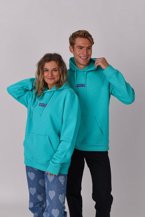 Retro OOSC Hoodie Aqua - TRAPSKI