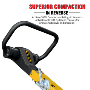 6.5 HP Honda Reverse Hydraulic Plate Compactor for Asphalt, Aggregate, Cohesive Soil Compaction - TRAPSKI