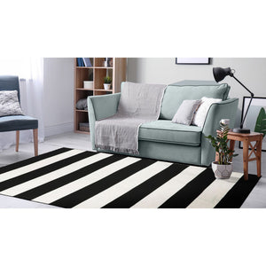 Liora Manne Transocean Indoor Outdoor Area Rug, Rugby Stripe, 8' 3" x 11' 6"
